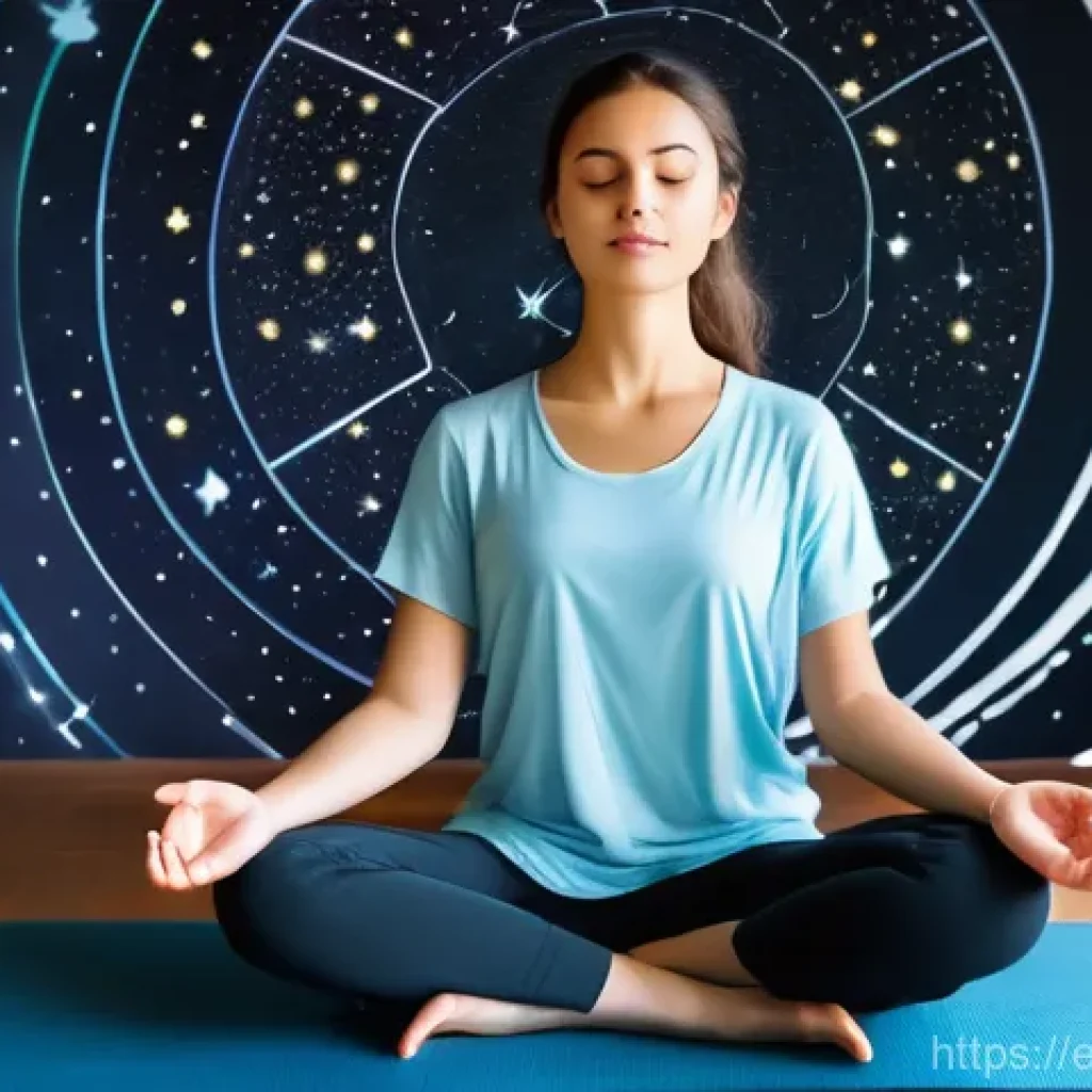 별자리와 명상 기술 - **Prompt 1: Cosmic Compassion and Self-Discovery**
    "A peaceful, gender-neutral young adult, dres...