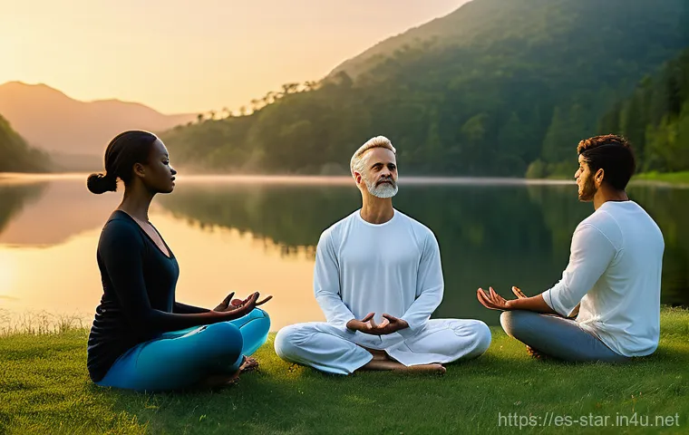 별자리와 명상 기술 - **Prompt 1: Cosmic Compassion and Self-Discovery**
    "A peaceful, gender-neutral young adult, dres...