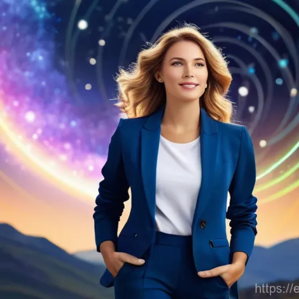 별자리와 성공한 인물 유형 - **Image Prompt 1: Cosmic Entrepreneurial Spark**
"A vibrant, diverse young adult, exuding confid...
